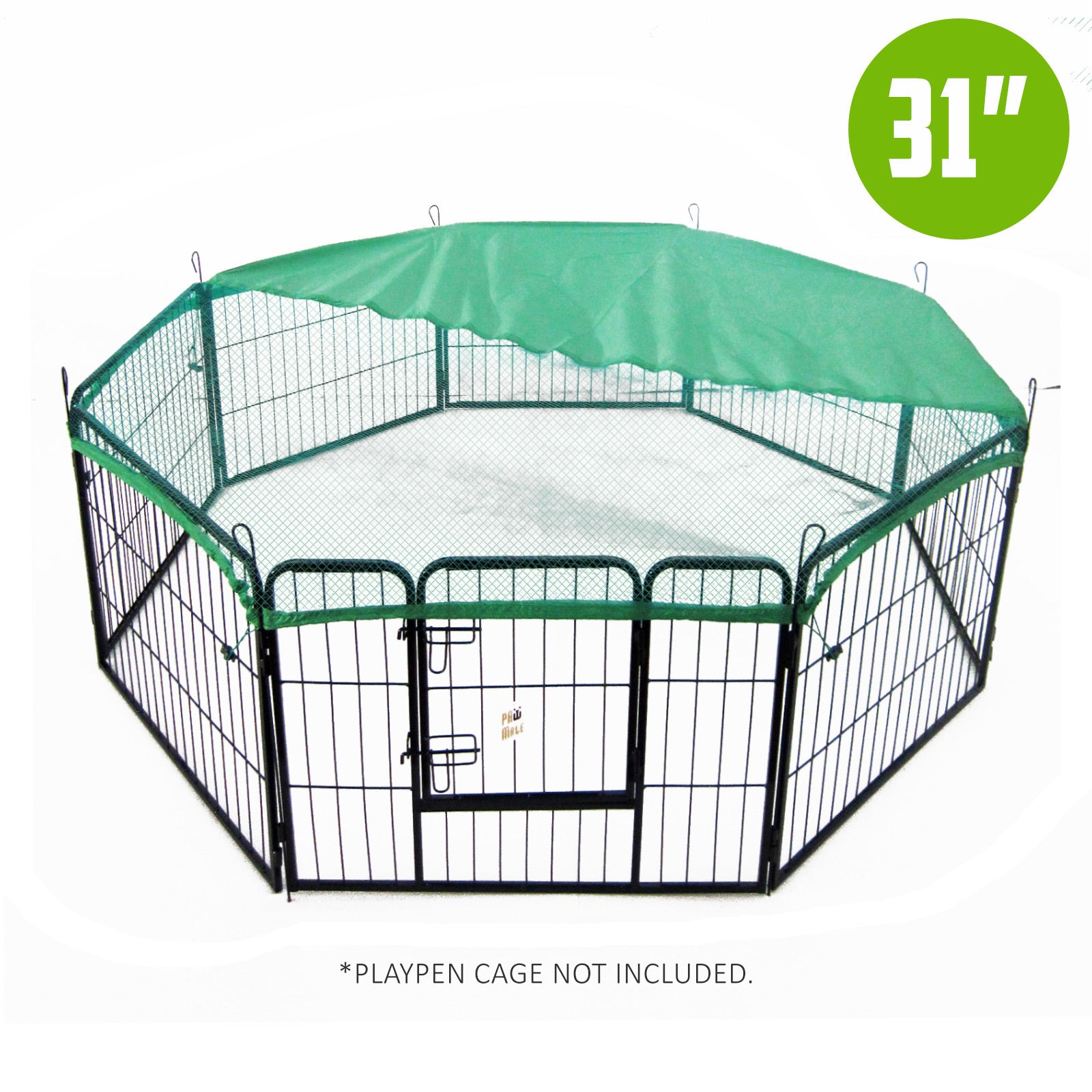 31" Cover for Playpen - Green