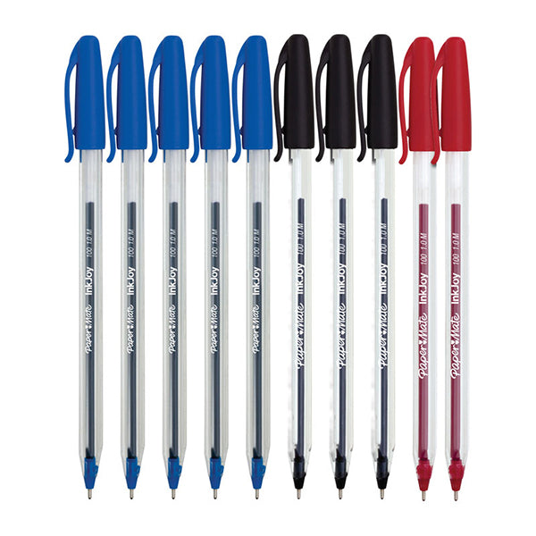 Papermate Inkjoy 100St Ballpen Ast Pack Of 10 Box Of 12