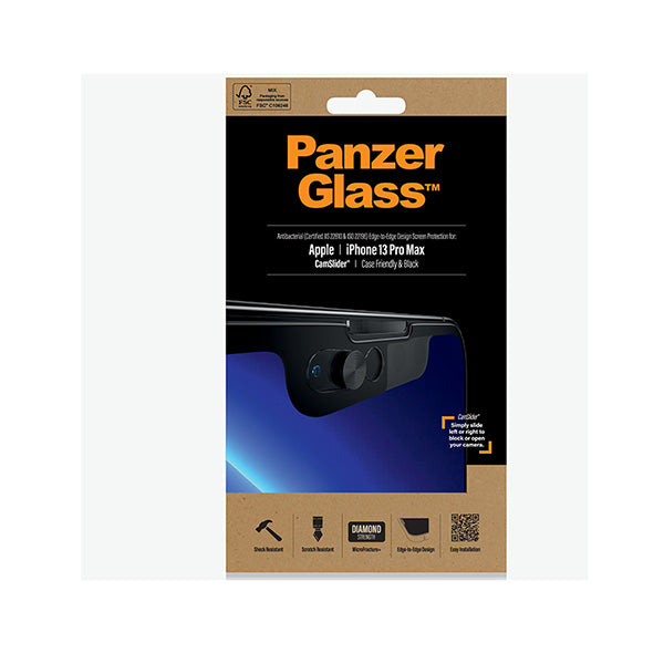 Panzerglass Iphone 13 Pro Max Screen Protector With Camslider Black