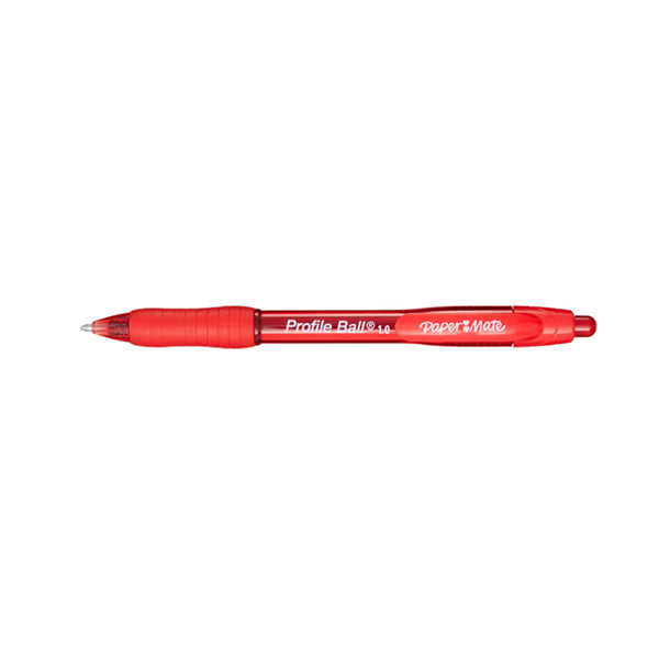 Paper Mate Profile Ballpoint Retractable Red Bx12