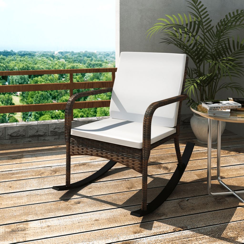 Poly Rattan Garden Rocking Chair | Simply Wholesale | Reviews on Judge.me