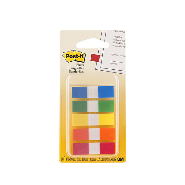 Post It Flag Portable Assoted Pk5 Bx6
