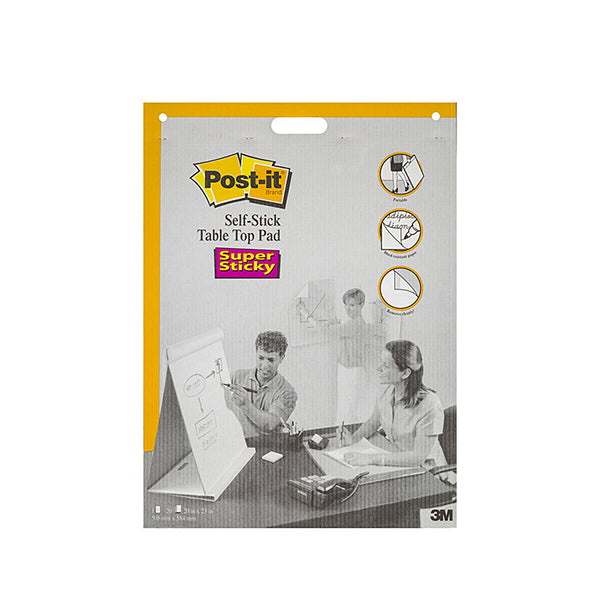 Post It Table Top Easel Pad 563R White