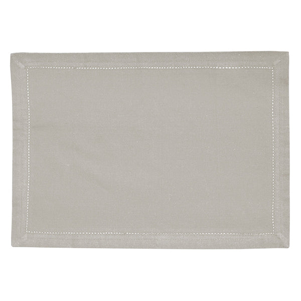 RANS Elegant Hemstitch Placemat - Set of 12