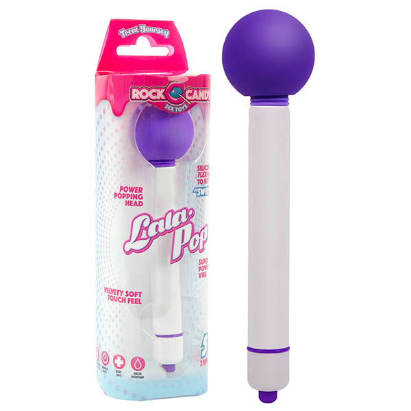 Rock Candy Lala Pop Jelly Bean Purple Vibrator