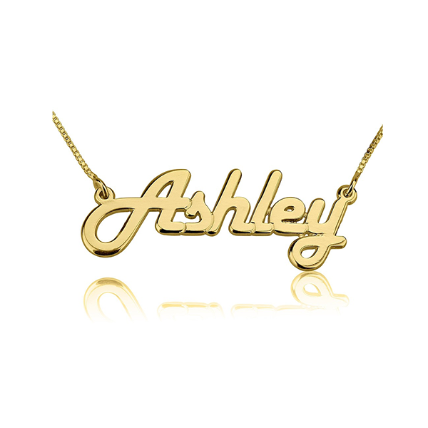 Retro Name Necklace