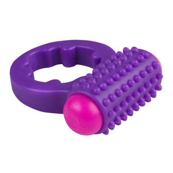 Rock Candy Toys Single Speed Vibrating Cock Ring Purple