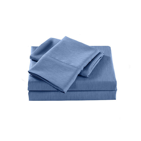 Royal Comfort 2000 Tc Bamboo Cooling Sheet Set Ultra Soft Bedding Denim