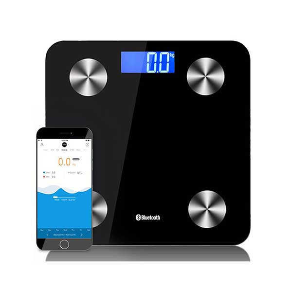 Soga Wireless Bluetooth Digital Body Scale Health Analyser Black Soga Wireless Bluetooth Digital Body Scale Health Analyser Black