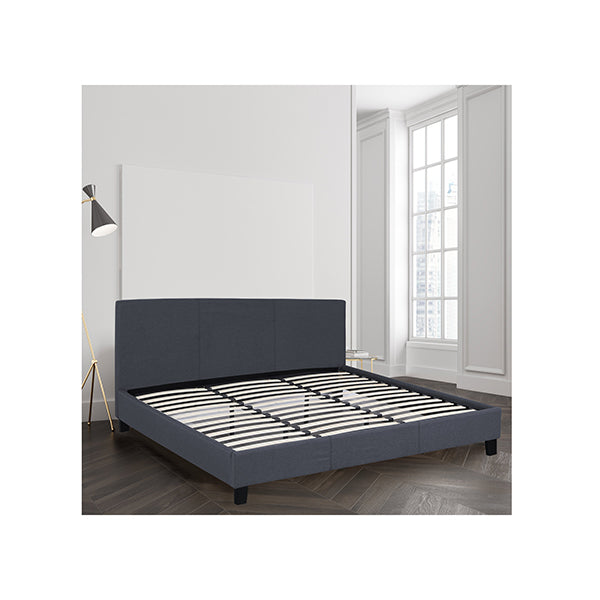 Sienna Luxury Bed Frame Base And Headboard Solid Wood Padded