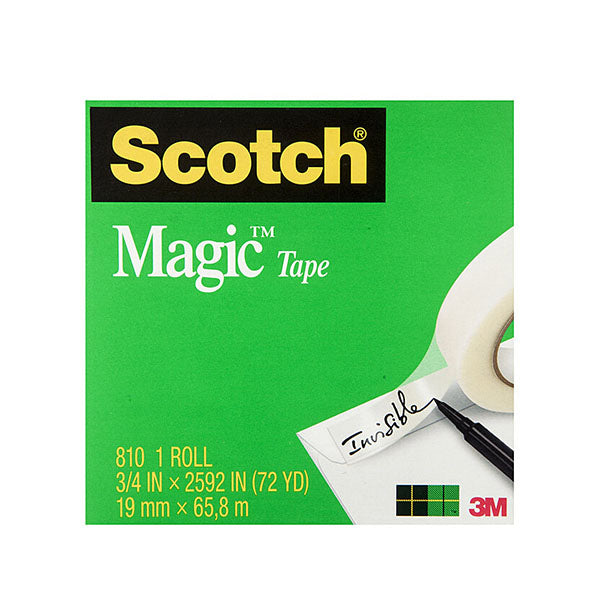 Scotch Magic Tape 810 19Mm X 66M Boxed