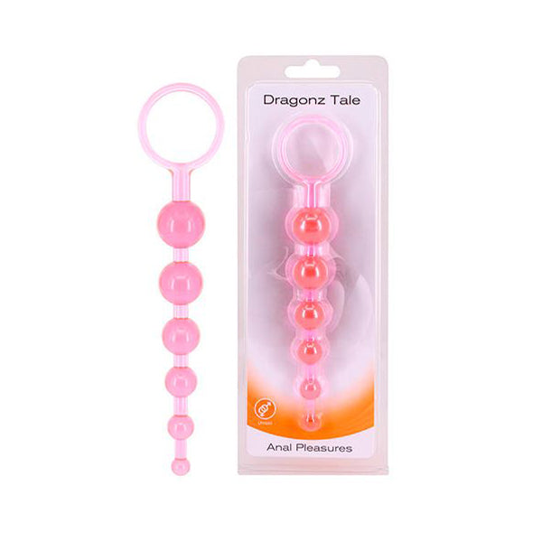 Seven Creations Dragonz Tale Anal Beads Pink