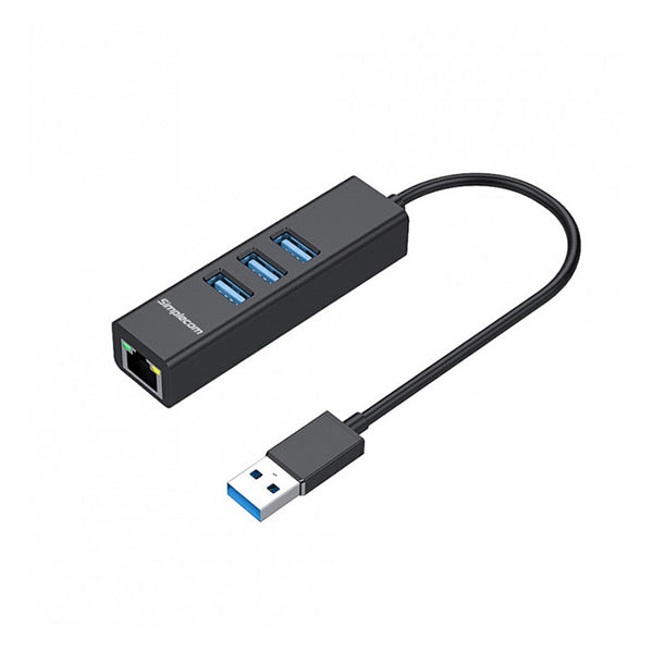 Simplecom Chn420 Port Superspeed Usb Hub With Gigabit Ethernet Adapter