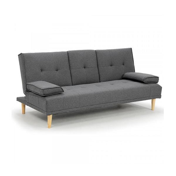 Sofa Bed Lounge Couch Futon Dark Grey