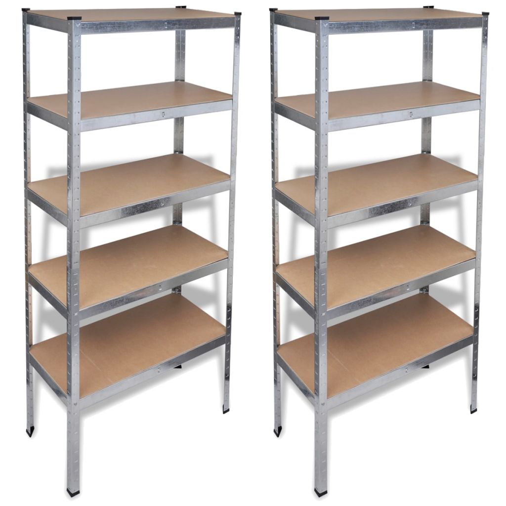 Storage Shelf (2 Pcs) - Silver