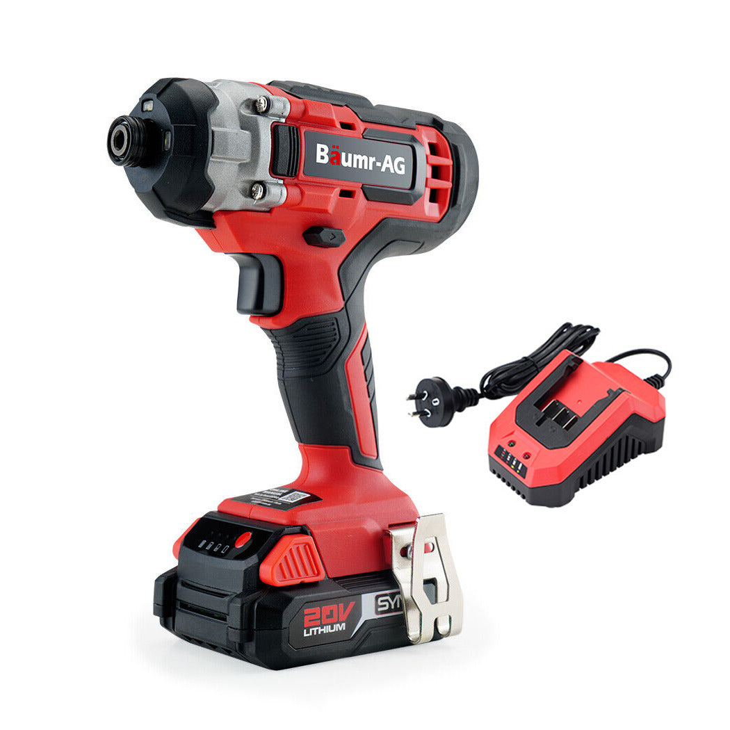 20V SYNC Cordless Lithium Impact Driver Kit, with Battery, Charger, Carry Bag