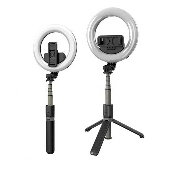 Teq Bluetooth Ring Light Selfie Stick Plus Tripod Stand