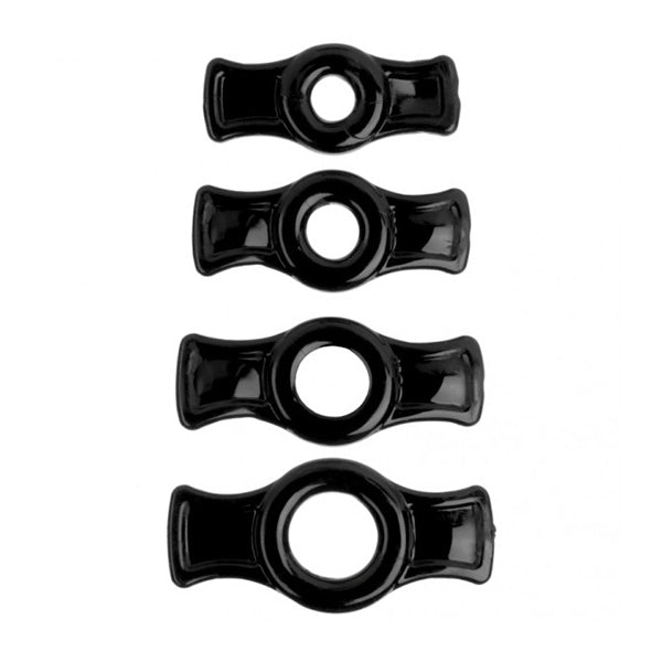 TitanMen Tools Cock Ring Set Black