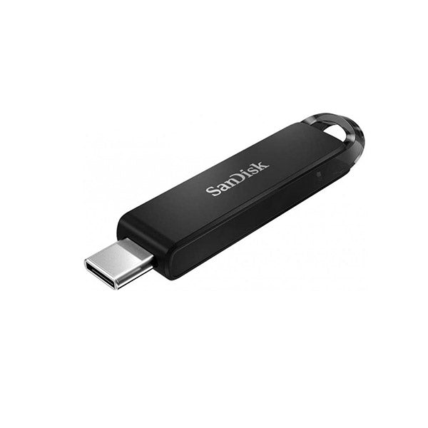 Ultra Usb Type C Slim Retractable Design Flash Drive Black