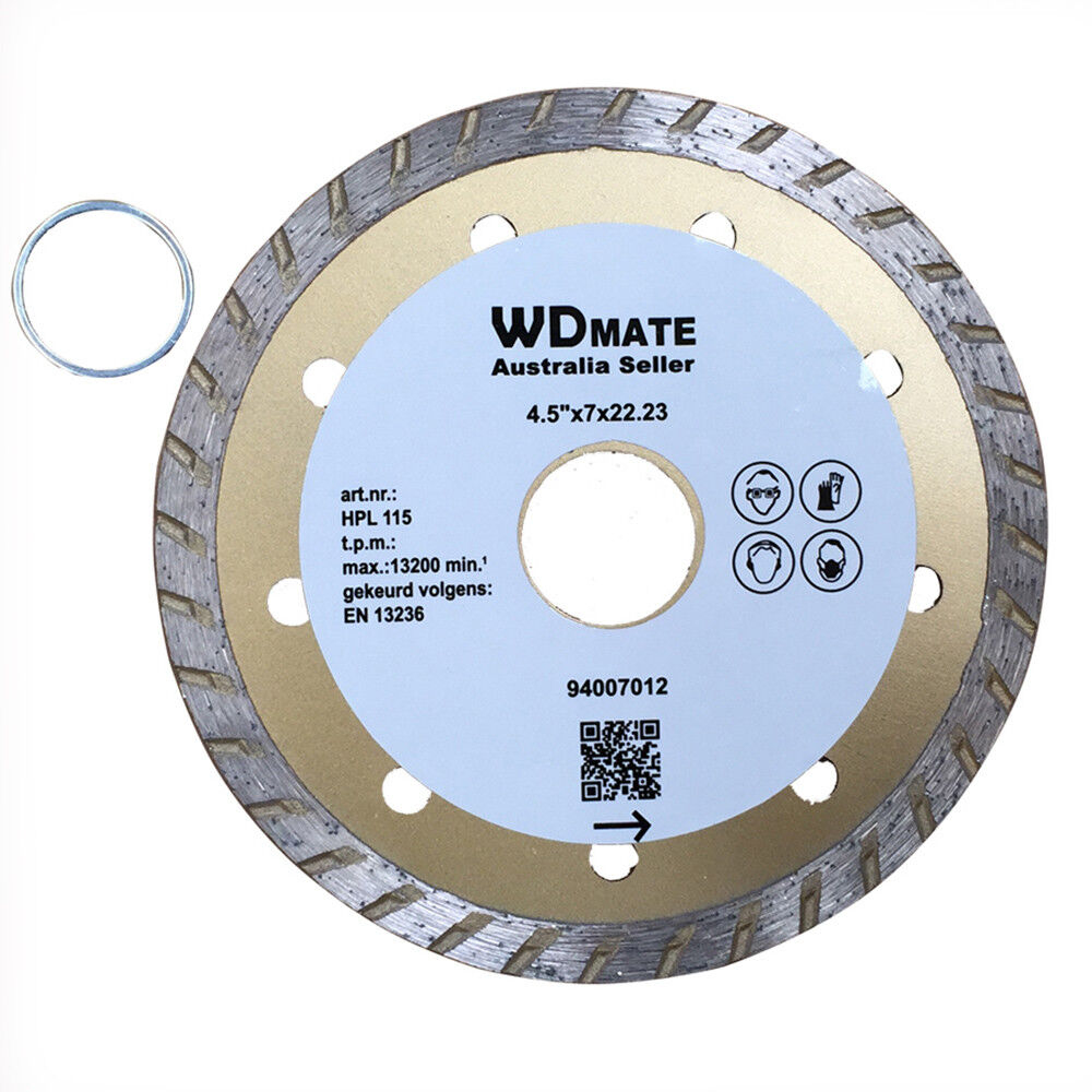 115mm Dry Wet Turbo Diamond Circular Saw Blade Cutting Disc Tile