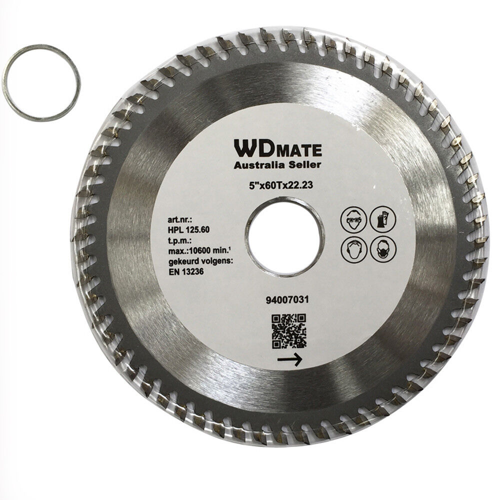 125mm 60T Wood Cutting Disc 5 inch TCT Circular Saw Blade ATB Timber Wheel