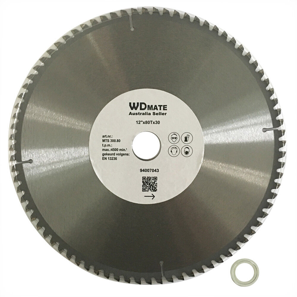 4x Cutting Saw Blade 300mm 80T TCT Wheel 12 inch Plastic Alloy WEIDA Wood