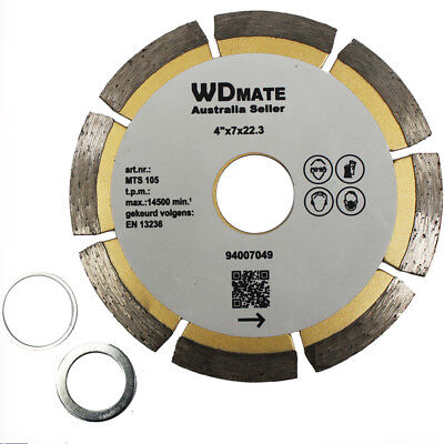 105mm Dry Diamond Cutting Disc 4 inch Segment Circular Saw Blade Wheel