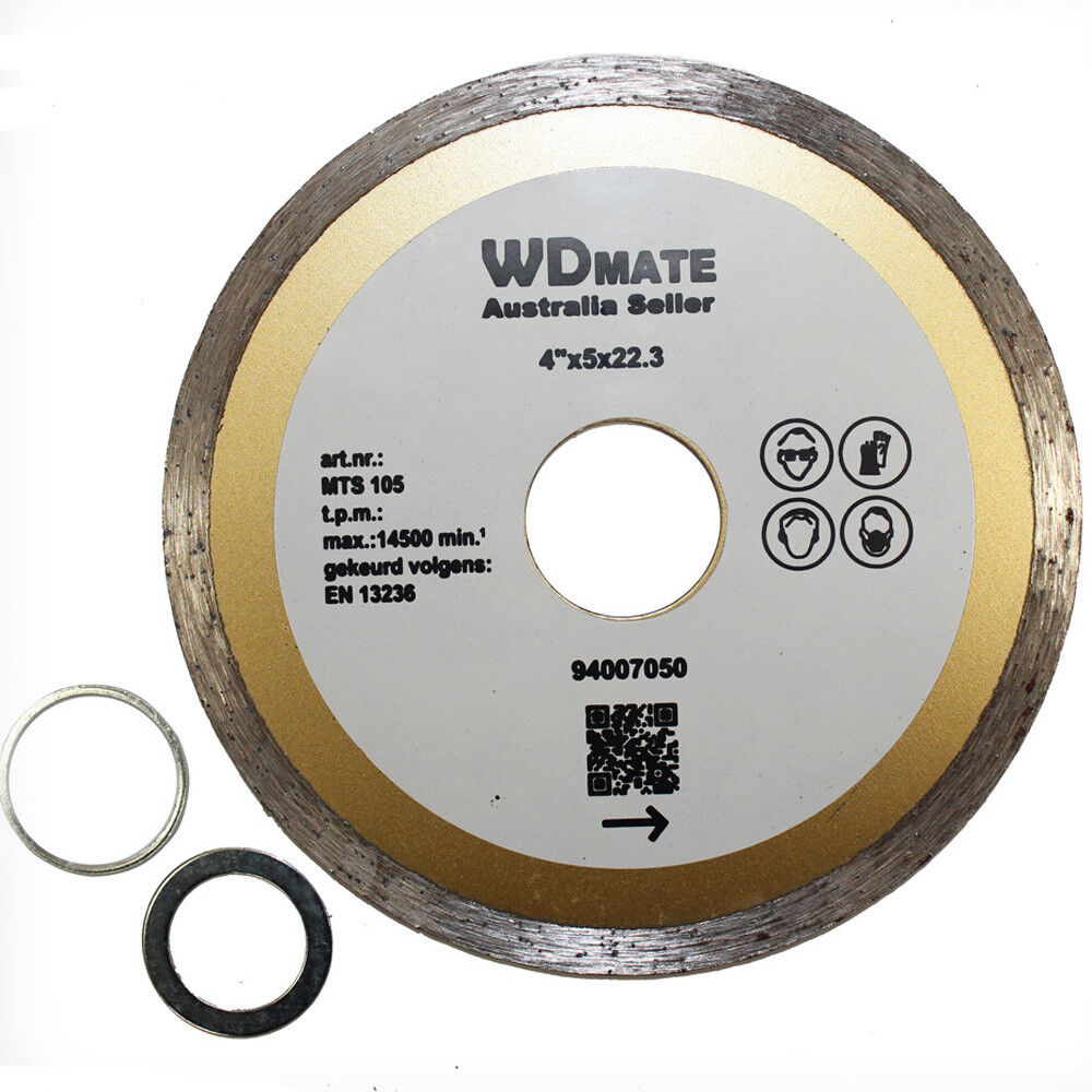 105mm Diamond Cutting Wet Circular Saw Blade Disc Continuou 4 inch Grinder Tile