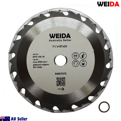 3x 185mm Wood Circular Cutting Disc