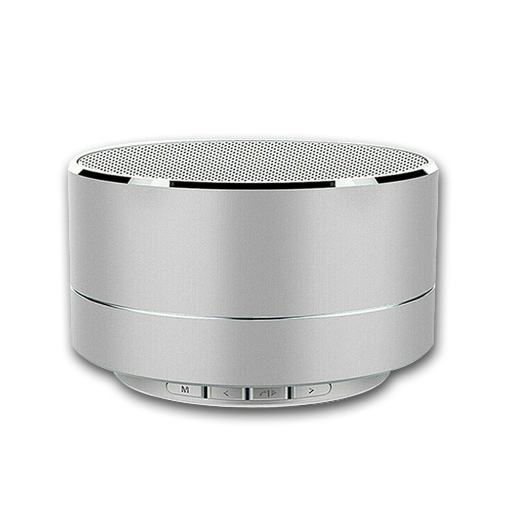 Bluetooth Speakers Portable Wireless Speaker Music Stereo Handsfree Rechargeable Silver