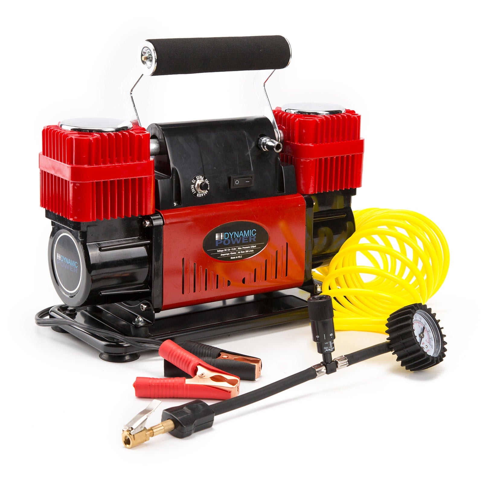 12V Air Compressor 300L/MIN - RED