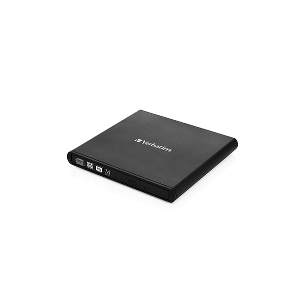 Verbatim External Slimline Mobile Cd Dvd Writer Usb Black