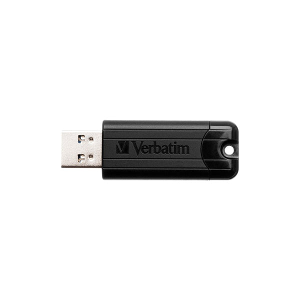 Verbatim Pinstripe 128 Gb Usb Flash Drive Black