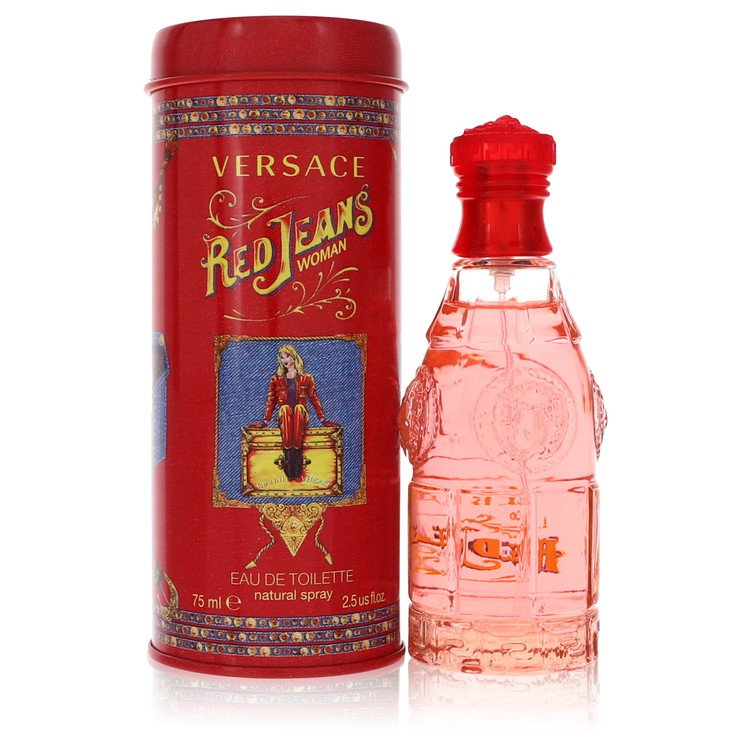 Red Jeans Eau De Toilette Spray By Versace 75 ml