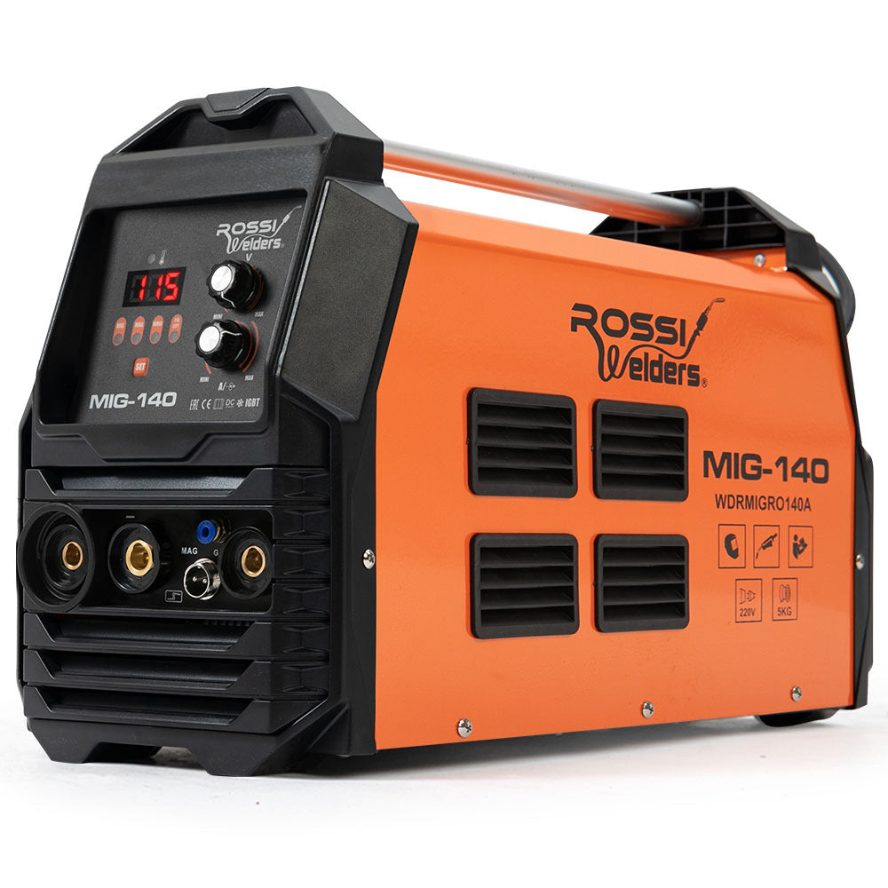 140A MIG/MAG/MMA/ARC/TIG Multi-Purpose Welder MIG-140, Flux/Solid Wire/CO2 Or Argon Gas