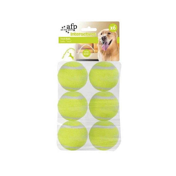 6 Pack Dog Fetch Balls Heavy Fetch N Treat Replacement Ball