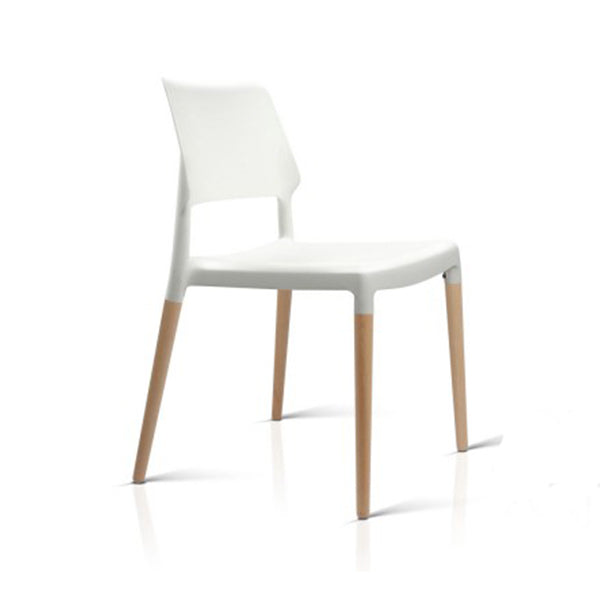 Artiss Set Of 4 Wooden Stackable Dining Chairs