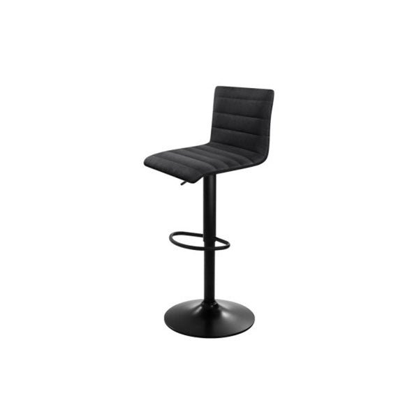 Set of 2 Kitchen Bar Stool Black