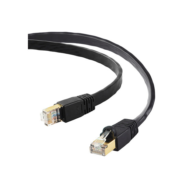 Edimax 5M Black 40Gbe Shielded Cat8 Network Cable