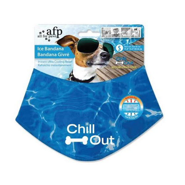 Ice Dog Cooling Bandana Chill Out Pet Neck Cool Collar Scarf Cold