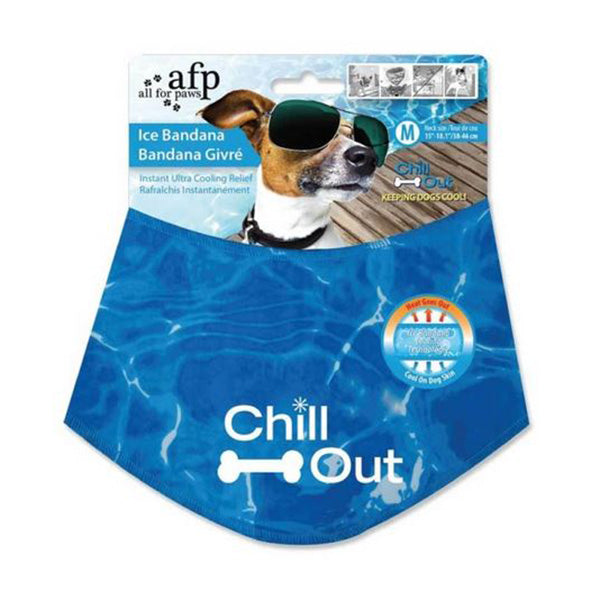 Ice Dog Cooling Bandana Chill Out Pet Neck Cool Collar Scarf Cold