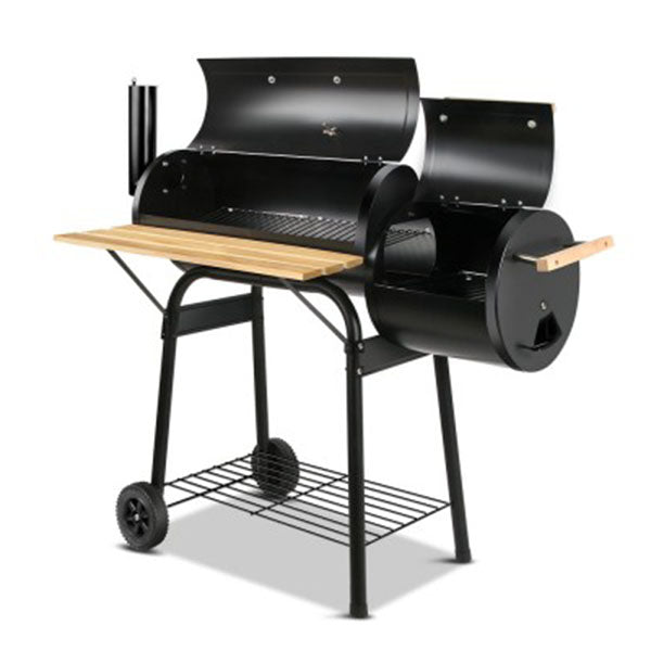 2-in-1 Offset BBQ Smoker