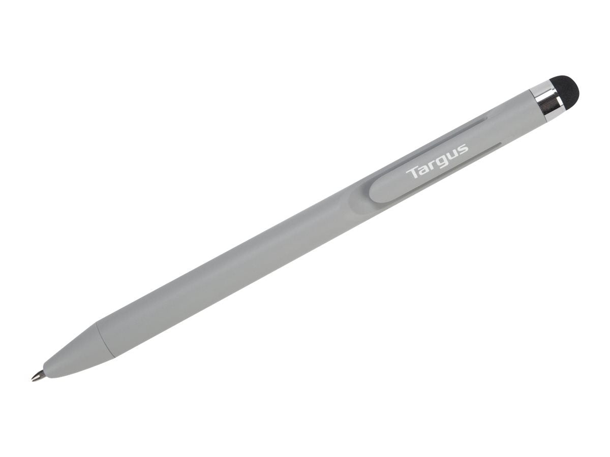 Targus Stylus & Pen With Embedded Clip - Grey