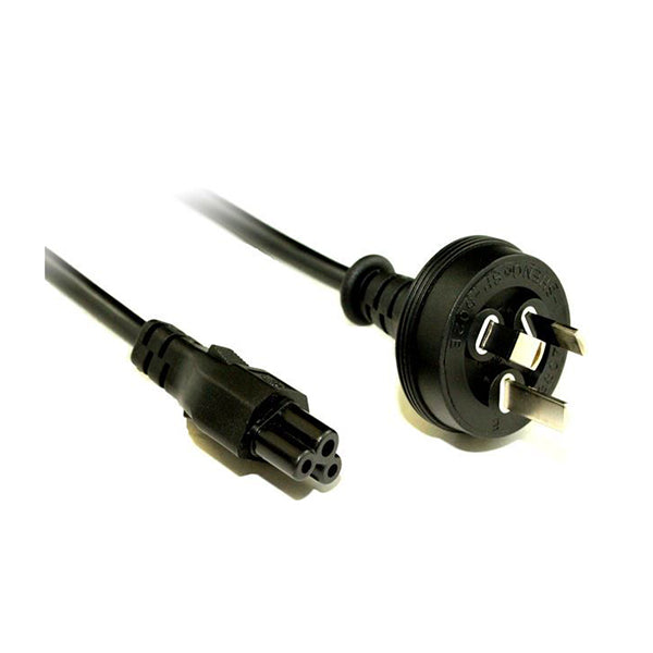 Iec C5 Clover Leaf Style Appliance Power Cable 3M Black Iec C5 Clover Leaf Style Appliance Power Cable 3M Black