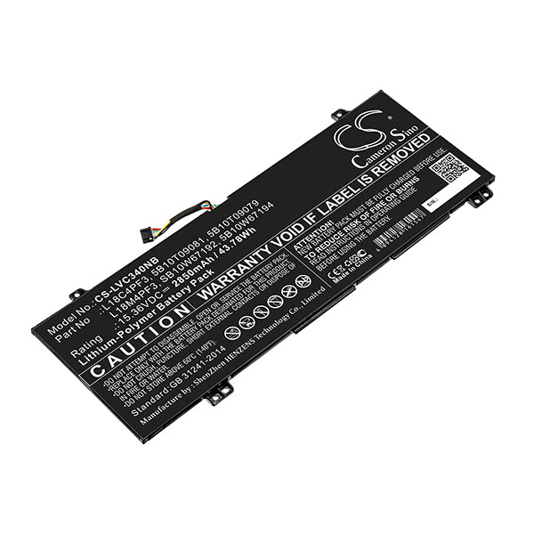 Cameron Sino Lvc340Nb 2850Mah Battery For Lenovo Notebook Laptop