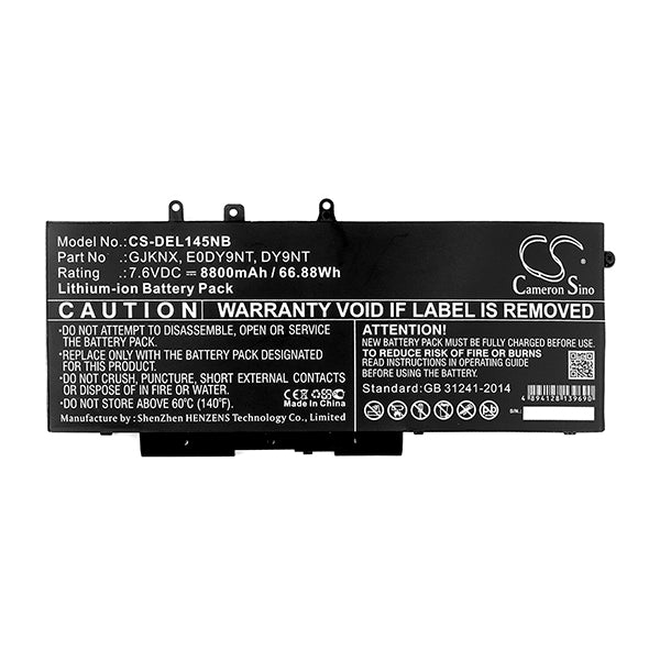 Cameron Sino Del145Nb 8800Mah Battery For Dell Notebook Laptop