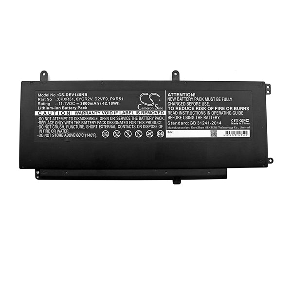 Cameron Sino Dev145Nb 3800Mah Battery For Dell Notebook Laptop