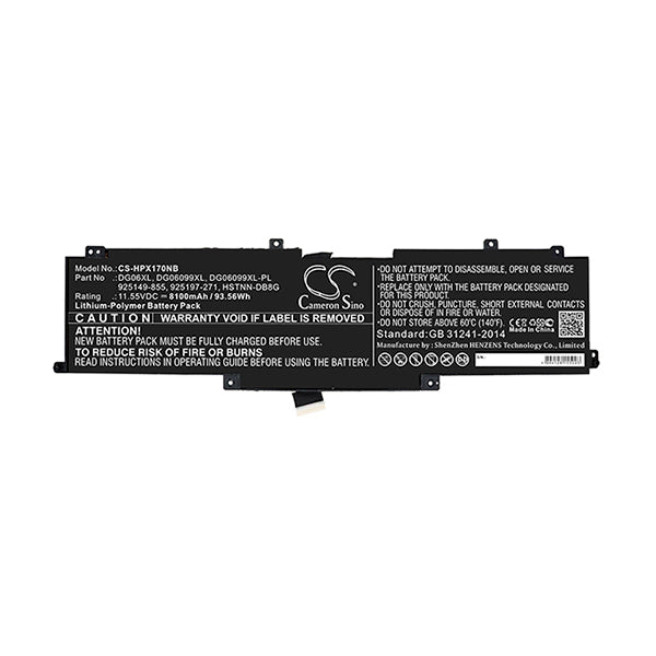 Cameron Sino Hpx170Nb 8100Mah Battery For HP Notebook Laptop