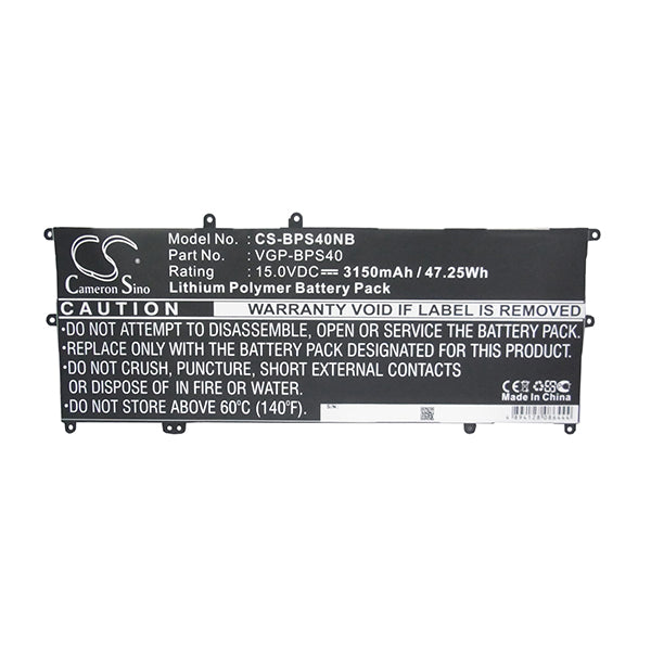 Cameron Sino Bps40Nb 3150Mah Battery For Sony Notebook Laptop