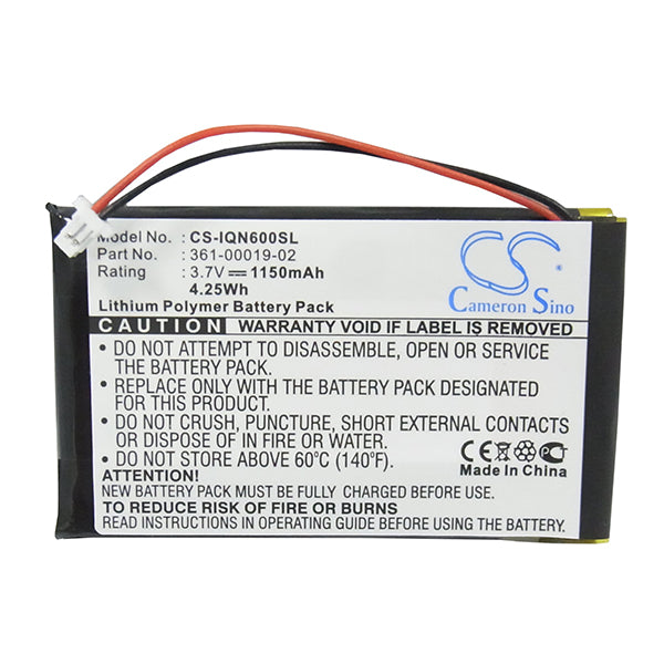 Cameron Sino Iqn600Sl Replacement Battery For Garmin Gps Navigator